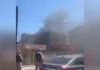 Incêndio atinge loja de queijos no bairro de Tibiri, em Santa Rita